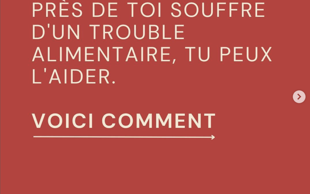 Aider quelqu&rsquo;un qui souffre d&rsquo;un trouble alimentaire