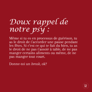 Doux rappel de notre psy