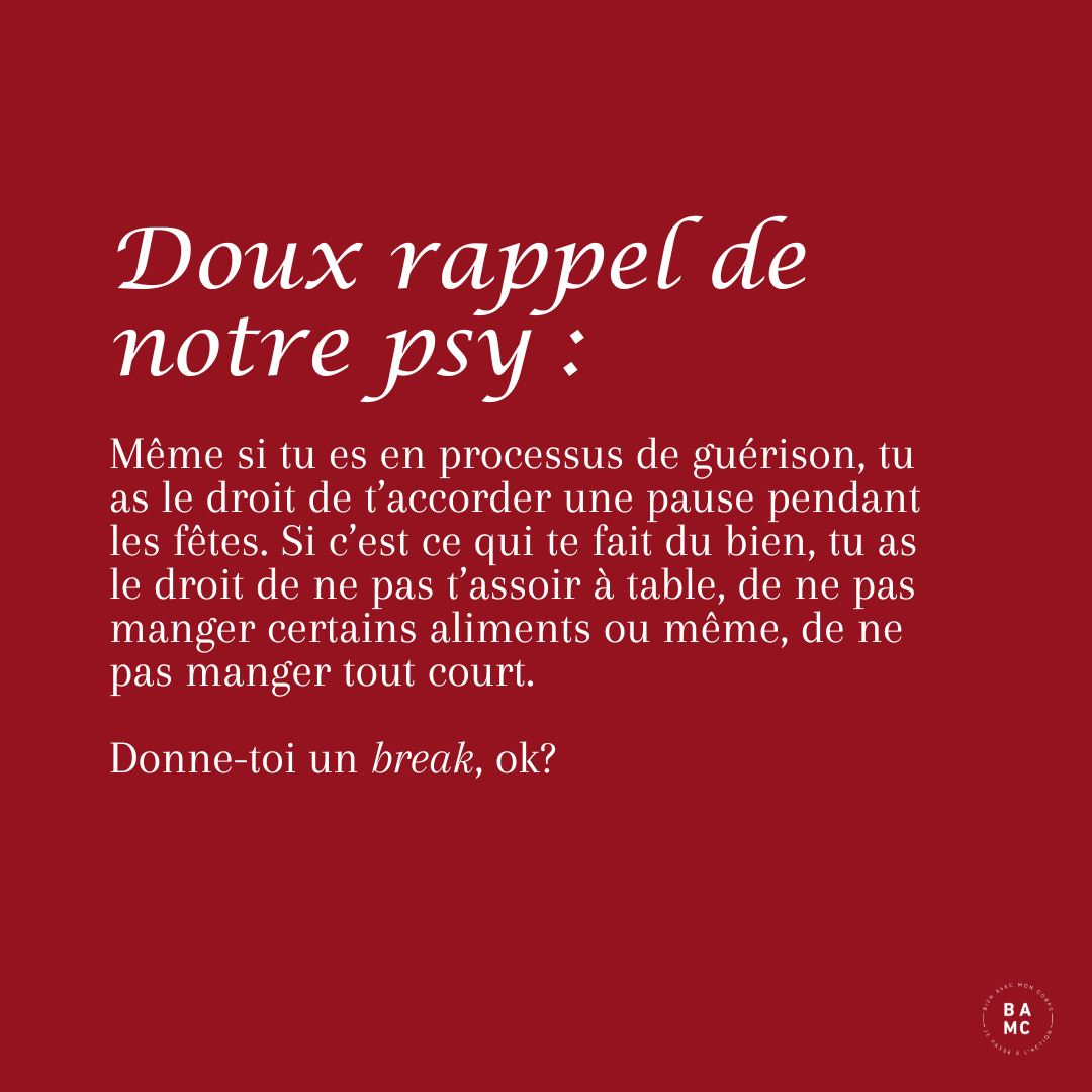 Doux rappel de notre psy - BienAvecMonCorps