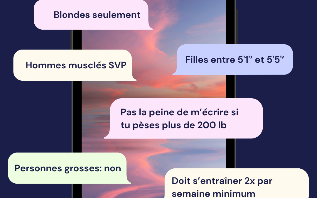 Les messages qu’on doit arrêter de voir sur les apps de rencontre