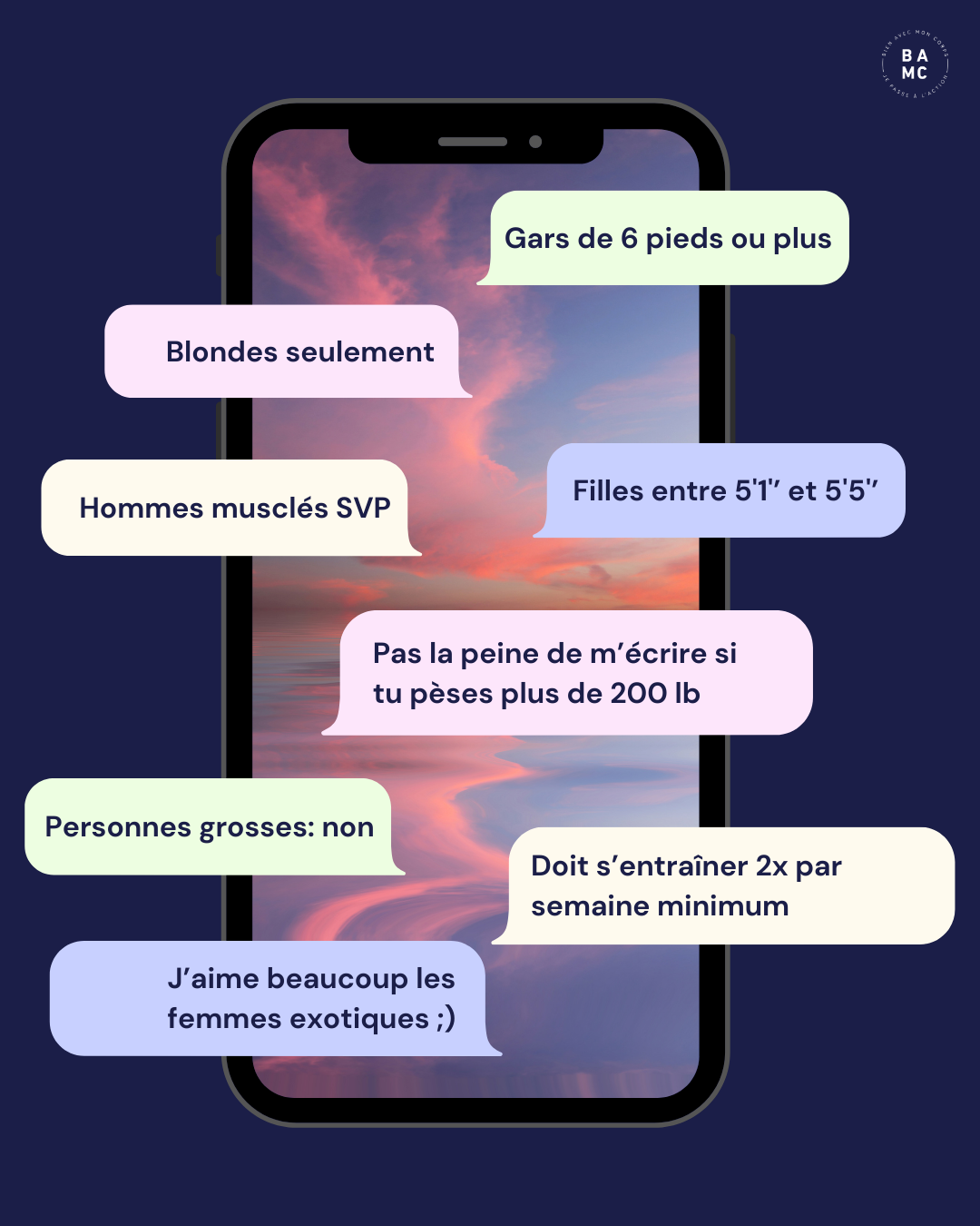 Les messages qu’on doit arrêter de voir sur les apps de rencontre